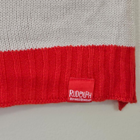 Rudolph Abominable Snowman Yeti Pet Colorful Knit Holiday Christmas Sweater - Picture 5 of 6